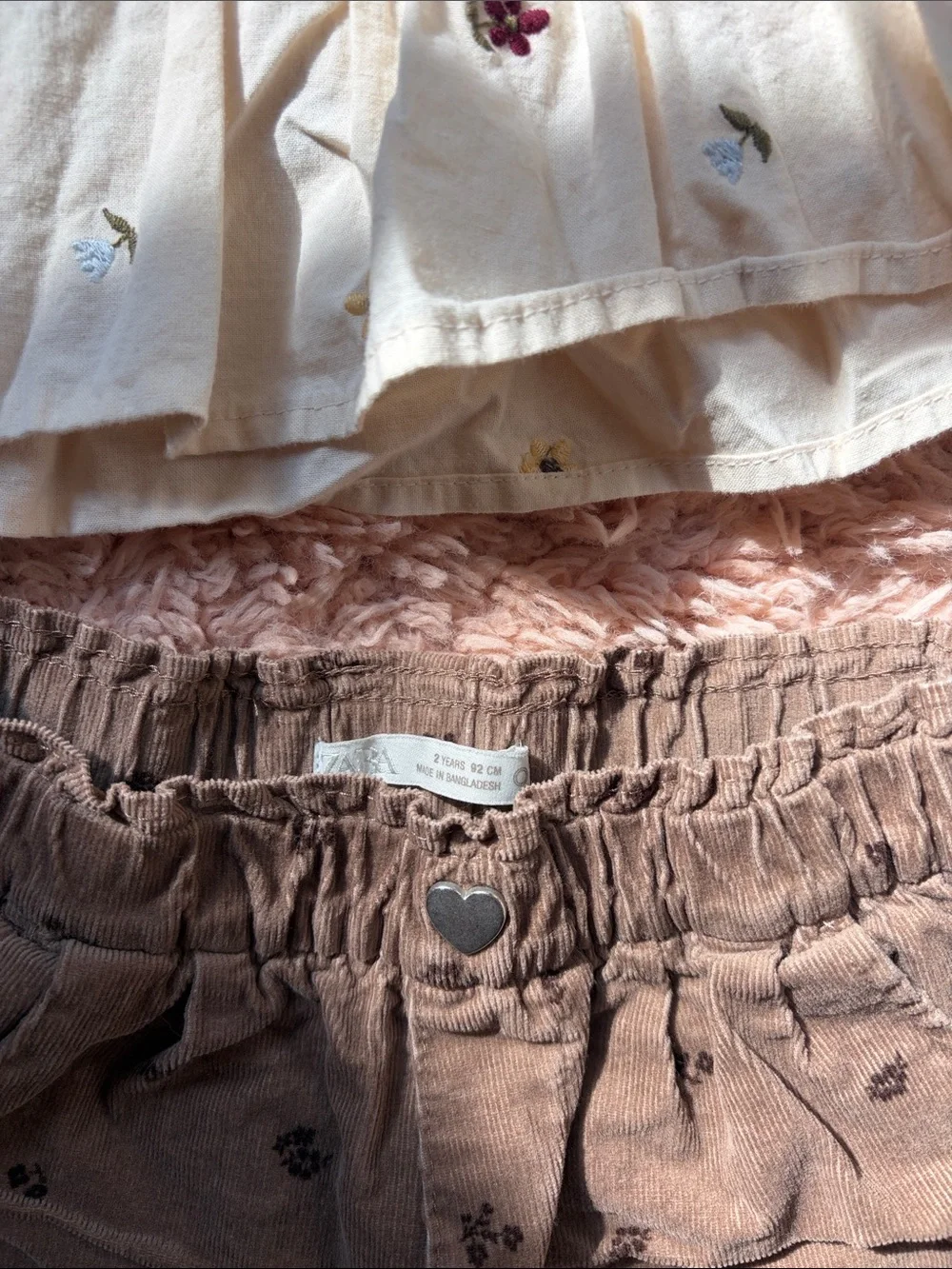 Zara toddler floral outfit